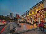The number of restaurants and bars in Connaught Place have grown multifold in the past two decades. (RAJ K RAJ /HT PHOTO)