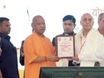 Uttar Pradesh CM Yogi Adityanath at an event in Moradabad on June 29. (Sourced)