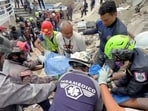 Two 11-year-old boys among 33 hit by the Venezuela Earthquake found alive days later as the search continues.
VA-TF1 / USA-01 - URBAN SEARCH AND RESCUE/Handout via REUTERS    