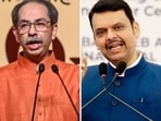 Maharashtra chief minister Devendra Fadnavis (R) hit back at Uddhav Thackeray's 'Operation Devendra' remarks.
