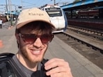 A British vlogger is the latest fan of Vande Bharat.
