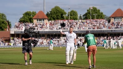 Ben Stokes opened in his last Test innings. (Joe Giddens/PA via AP) Ben Stokes opened in his last Test innings. (Joe Giddens/PA via AP)