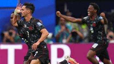 Canada's Stephen Eustaquio scored the only goal of the match. (AP Photo/Manu Fernandez) Canada's Stephen Eustaquio scored the only goal of the match. (AP Photo/Manu Fernandez)