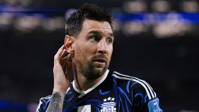 Lionel Messi #10 of Argentina looks on during the FIFA World Cup 2026 Group J match between Jordan and Argentina at Dallas Stadium (Getty Images via AFP) Lionel Messi #10 of Argentina looks on during the FIFA World Cup 2026 Group J match between Jordan and Argentina at Dallas Stadium (Getty Images via AFP)