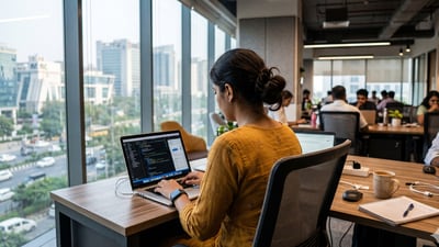 A Gurgaon woman explains why ₹1 lakh a month no longer feels enough for many middle-class salaried people. (Representational image/Gemini AI generated) A Gurgaon woman explains why ₹1 lakh a month no longer feels enough for many middle-class salaried people. (Representational image/Gemini AI generated)