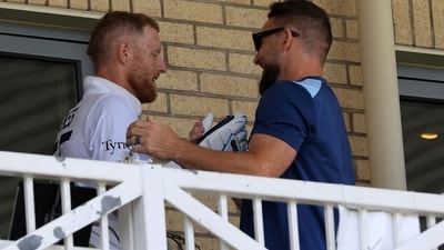 Ben Stokes and Brendon McCullum shared a great bond. (AFP) Ben Stokes and Brendon McCullum shared a great bond. (AFP)