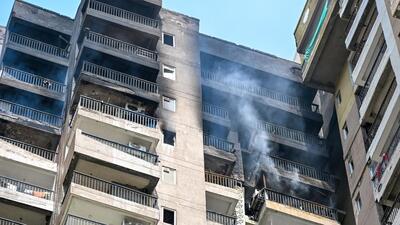 The blaze was controlled within half-an-hour, and the occupants of the flat managed to evacuate before the fire could engulf the entire apartment, said fire officials. Times) (HT Photo) The blaze was controlled within half-an-hour, and the occupants of the flat managed to evacuate before the fire could engulf the entire apartment, said fire officials. Times) (HT Photo)