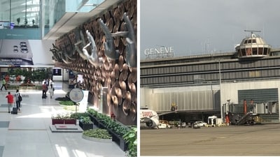 A woman’s comparison of airports in India and Switzerland has sparked a debate online. (Unsplash; X/@shaziailmi) A woman’s comparison of airports in India and Switzerland has sparked a debate online. (Unsplash; X/@shaziailmi)