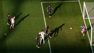 The Germany vs Paraguay Round of 32 game in the FIFA World Cup 2026 in Boston was the first of the tournament to go into extra time. (Getty Images via AFP) The Germany vs Paraguay Round of 32 game in the FIFA World Cup 2026 in Boston was the first of the tournament to go into extra time. (Getty Images via AFP)