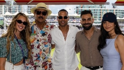 Sophie Dhawan has shared multiple pics from her match experience at Lords.