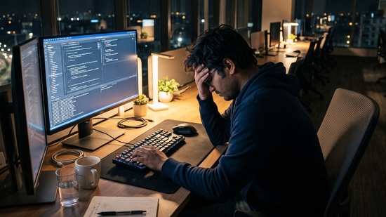 The Bengaluru-based techie claimed that he is not able to meet his savings goal every month. (Representational image/Gemini AI generated)