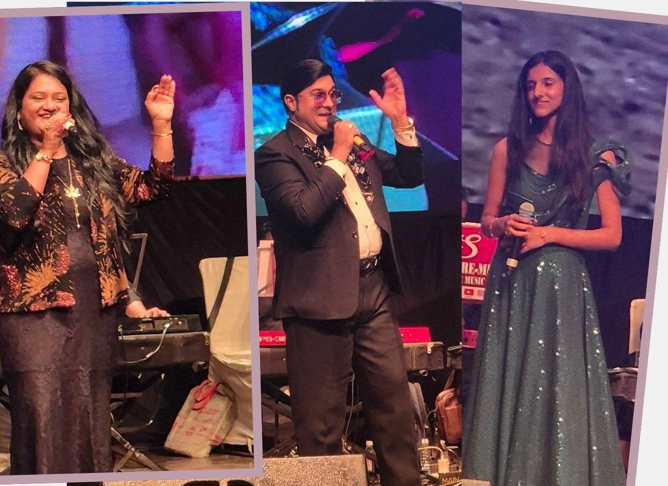 Singers Shailaja, Dr Suneet Sekhri, and Nikita kept the audience enthralled at Dilkash’s first-ever event, which was dedicated to legendary music composer, late RD Burman. (Photos: Henna Rakheja/HT) Singers Shailaja, Dr Suneet Sekhri, and Nikita kept the audience enthralled at Dilkash’s first-ever event, which was dedicated to legendary music composer, late RD Burman. (Photos: Henna Rakheja/HT)