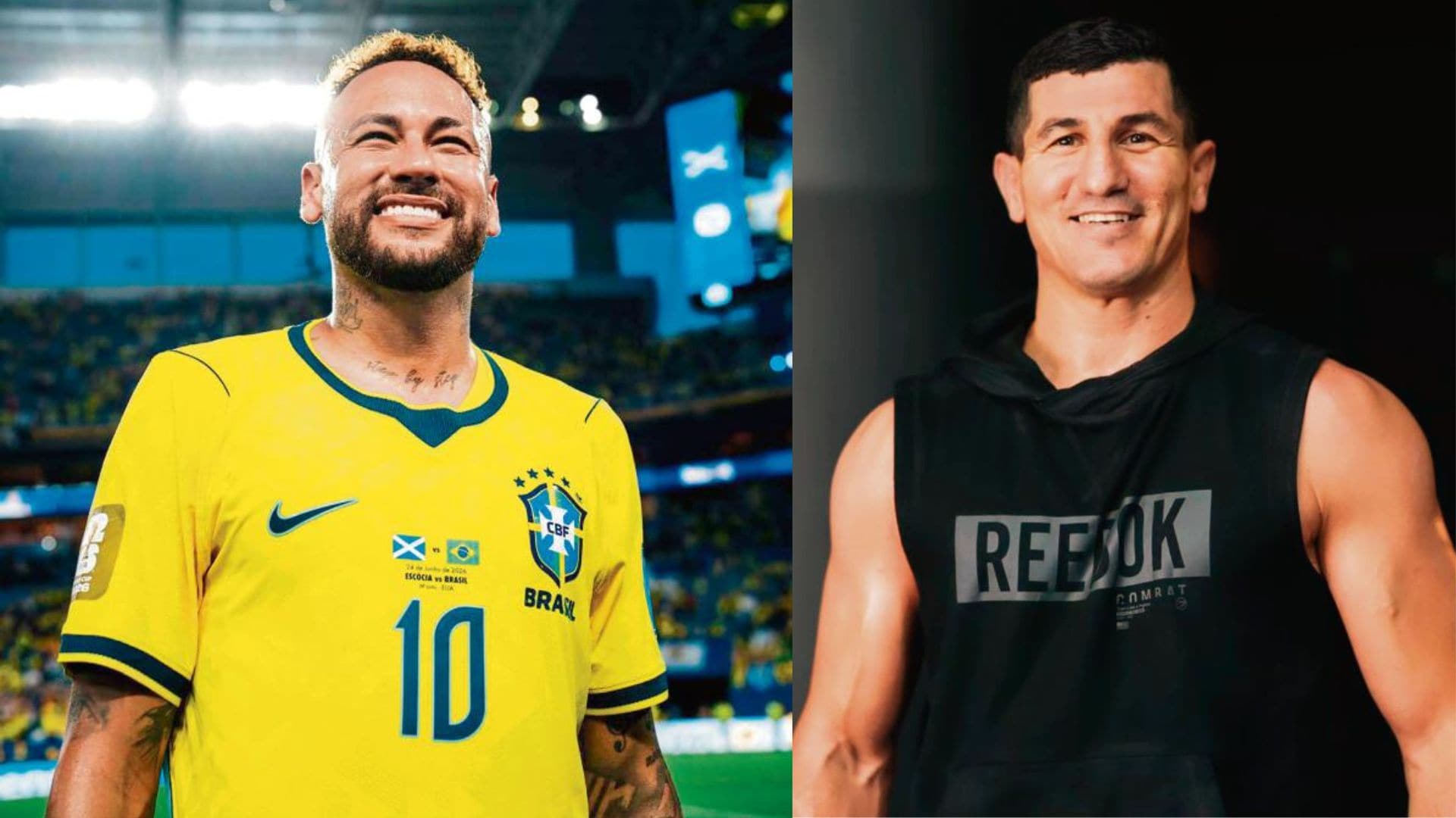 A former UFC fighter, Nordine Taleb is the bodyguard of Brazil's star player Neymar Jr. A former UFC fighter, Nordine Taleb is the bodyguard of Brazil's star player Neymar Jr.