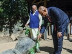 One of the gifts given by PM Modi was a brass tortoise, seen as a connection to Seychelles' iconic Aldabra Giant Tortoise.