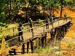 The bridges are being built under the Narayanpur Police’s ‘Maad Maitri Abhiyan’.
