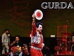 Gurdas Maan performed at the Bharat Mandapam on Sunday (June 28) evening.