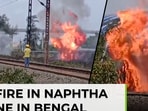 Huge fire in naphtha pipeline in Bengal's Haldia, many injured Huge fire in naphtha pipeline in Bengal's Haldia, many injured