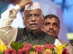 Kharge pointed out that as of March this year, <span class='webrupee'>₹</span>17,144.13 crore in dues under MGNREGA were pending to 34 states and UTs. (PTI photo)