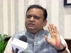 Mumbai, Jan 11 (ANI): Maharashtra Speaker Rahul Narwekar speaks to the media on his verdict on Maharashtra MLAs, in Mumbai on Thursday. (ANI Photo) (ANI)