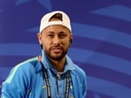 Neymar remained on the bench for the match against Japan.