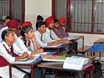 Schools have been directed to uploaded the assessment data on the e-Punjab application between July 15 and 20. (HT Photo)