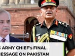On TV, outgoing Army Chief General Upendra Dwivedi's farewell speech