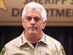 Pima County Sheriff Chris Nanos speaks during a press conference after the disappearance of Nancy Guthrie, the 84-year-old mother of U.S. journalist and television host Savannah Guthrie, who went missing from her home, in Tucson, Arizona, U.S. February 5, 2026.  REUTERS/Rebecca Noble