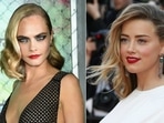 Cara Delevingne spoke about relationship with Amber Heard. (Pic: AFP, Reuters)