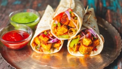 Paneer Kathi Roll Recipe (freepik) Paneer Kathi Roll Recipe (freepik)