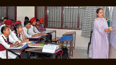 Schools have been directed to uploaded the assessment data on the e-Punjab application between July 15 and 20. (HT Photo) Schools have been directed to uploaded the assessment data on the e-Punjab application between July 15 and 20. (HT Photo)