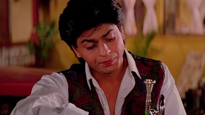 Shah Rukh Khan in a still from Kabhi Haan Kabhi Naa. Shah Rukh Khan in a still from Kabhi Haan Kabhi Naa.