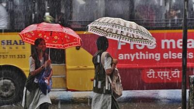Thane, India - June -30, 2026: Heavy rainfall has been lashing Thane city since early this morning ,in Thane ,in Mumbai, India, on, Tuesday, June -30, 2026. ( photo by Praful Gangurde / Hindustan Times ) (praful Gangurde) Thane, India - June -30, 2026: Heavy rainfall has been lashing Thane city since early this morning ,in Thane ,in Mumbai, India, on, Tuesday, June -30, 2026. ( photo by Praful Gangurde / Hindustan Times ) (praful Gangurde)