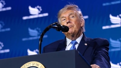 Donald Trump's administration aims to redefine birthright citizenship under the 14th Amendment. (Getty Images via AFP) Donald Trump's administration aims to redefine birthright citizenship under the 14th Amendment. (Getty Images via AFP)