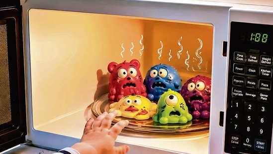Popular videos of a trend on social media is encouraging users to microwave gel-filled squishy toys leading to blasts. (Photo: ChatGPT(AI generated for representational purpose only))