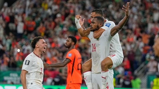 Issa Diop scored in the stoppage time to tie the game and thereby dragging it to the extra time and then to the penalty shootout.(AP Photo/Ricardo Mazalan)