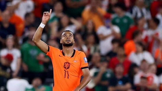 Cody Gakpo opened the scoring of the match in the 72nd minute.(REUTERS)