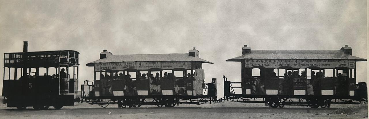 Steam tram in Kolkata (Wikimedia) Steam tram in Kolkata (Wikimedia)