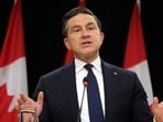 Conservative Party of Canada leader Pierre Poilievre. (AFP)