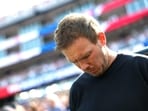 Julian Nagelsmann, Head Coach of Germany, reacts prior to the FIFA World Cup 2026 Round Of 32 match between Germany and Paraguay at Boston Stadium on June 29