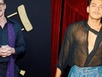 (L-R) Actor Pedro Pascal and actor Vishal Jethwa were recently spotted donning scarves