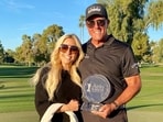 Amy Mickelson is reportedly continuing to support her husband, golf icon Phil Mickelson.