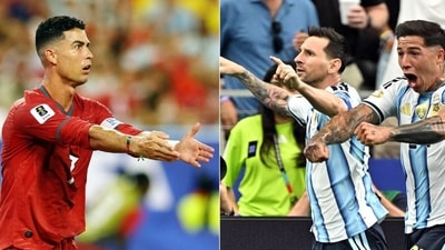 Cristiano Ronaldo and Lionel Messi had contrasting performances in the group stage. (Reuters)