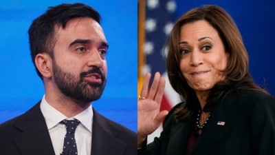 Harris and Mamdani reportedly held an extended phone call last week focused on the Democratic Party’s direction. (AP Photos) Harris and Mamdani reportedly held an extended phone call last week focused on the Democratic Party’s direction. (AP Photos)