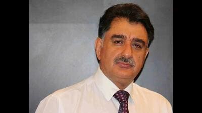 Mubeen Ahmad Shah, the former president of the Kashmir Chamber of Commerce and Industry (KCCI). (File photo)