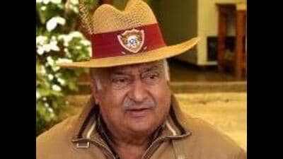 Vijayendra Singh, 80, a former Himachal Pradesh minister and scion of the erstwhile Nalagarh princely state, died in Delhi on Wednesday morning after a prolonged illness. (File photo)