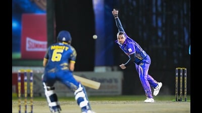 Yash Dayal in action during the recently concluded Ghaziabad Premier League (Sourced) Yash Dayal in action during the recently concluded Ghaziabad Premier League (Sourced)