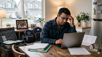 The man said that to cope with the financial strain, he plans to start a side gig. (Representational image/Gemini AI generated) The man said that to cope with the financial strain, he plans to start a side gig. (Representational image/Gemini AI generated)