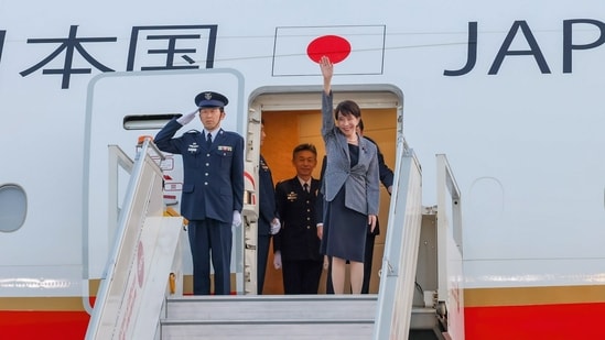 Japan PM arrives in Delhi; delighted to host you on your first visit to India, says PM Modi Japan PM arrives in Delhi; delighted to host you on your first visit to India, says PM Modi