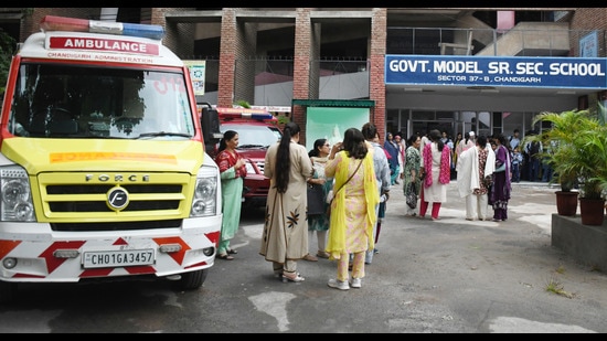 An FIR has been registered in the matter at the Sector-26 police station. (Keshav Singh/HT)