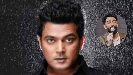 Comic artiste Navin Prabhakar, (inset) Pranit More